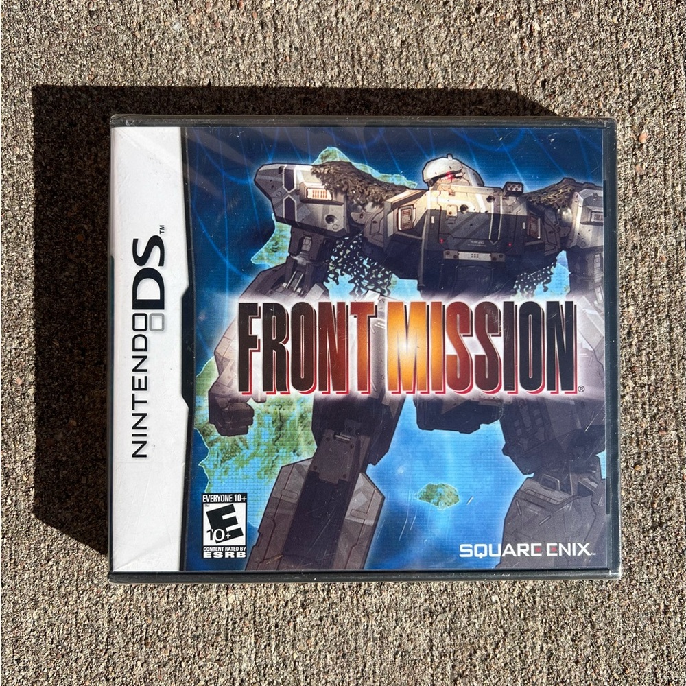 Nintendo DS Front Mission Game - Blue and White Brand New Factory Sealed